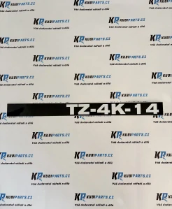 Nápis TZ4K14 pravý | TZ561101