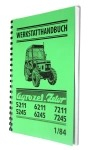 Dílenská příručka pro Zetor 5211-7245 v Německém jazyce