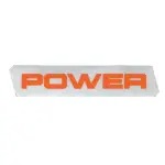 Štítek POWER levý