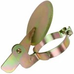 Klapka výfuku úplná pr.60mm zlatá