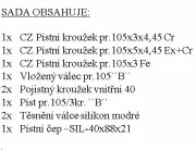 ZETRA Kompletní vložený válec 105/3kr.B UŘ III EKO1 Z 1003, 1203, 1303, 1403
