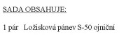 Pánev ojnice pár S50