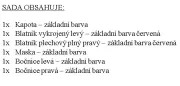 Sada kapotáž s blatníky (7011-5313, 7047-5302, 7047-5325, 6211-5314, 6745-7007