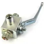 Kulový kohout - M18x1,5 trojcestný s L vývrtem BKH-3L 12L DN-10