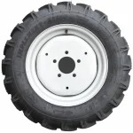 Kompletní PRAVÁ pneu 6.00-16 BKT 6 PR (pneu+duše+disk)