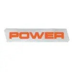 Štítek POWER levý