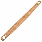 Ukostřovací páska vodič D=25cm,Š=2cm,díra pr10mm