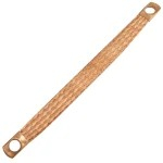 Ukostřovací páska vodič D=35cm,Š=2cm,díra pr10mm