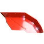 CZ Blatník pravý - 2mm - červená komaxit